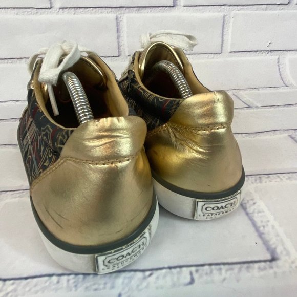 Coach Graffiti Art Sneaker Shoe Barrett - Picture 4 of 12